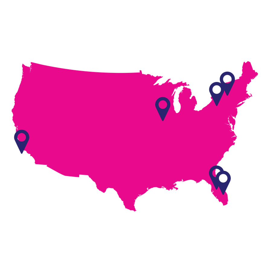 Vibrant Ingredients manufacturing locations across the United States